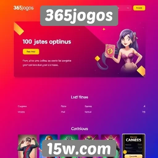 Mudanças na interface do usuário do site 365jogos