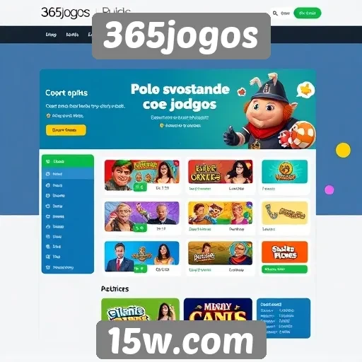Avaliação da interface do usuário do site 365jogos